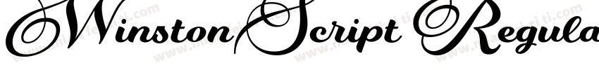 WinstonScript Regular字体转换